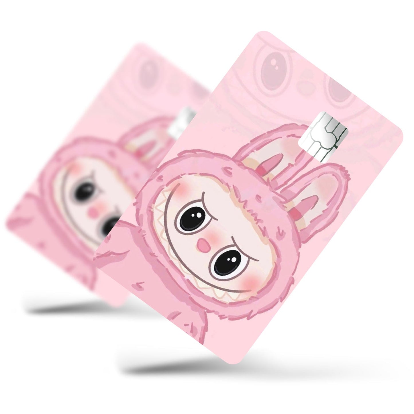 Flex Designs Credit Card Labubu Pink Half Skins - Kpop  Credit Card & Debit Card Skin