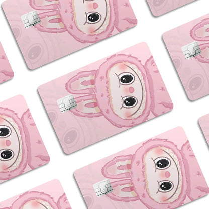 Flex Designs Credit Card Labubu Pink Window Skins - Kpop  Credit Card & Debit Card Skin