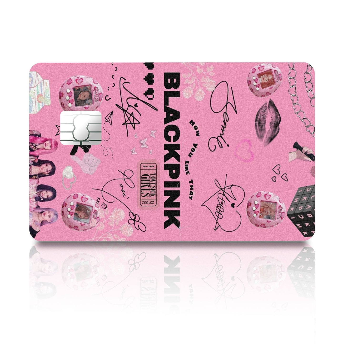 Flex Designs Credit Card BLACKPINK Pink Full Skins - Kpop Artist Credit Card & Debit Card Skin
