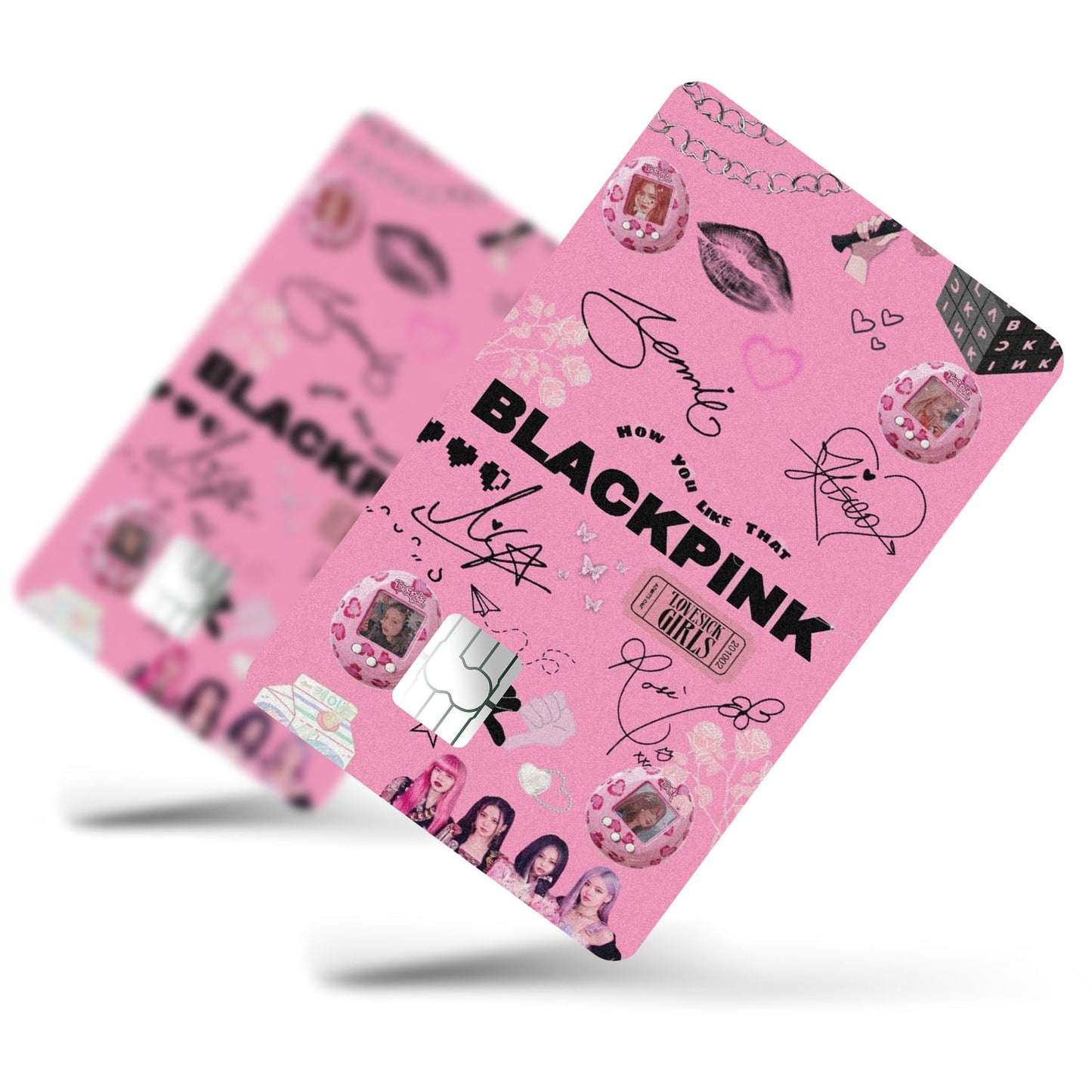 Flex Designs Credit Card BLACKPINK Pink Full Skins - Kpop Artist Credit Card & Debit Card Skin