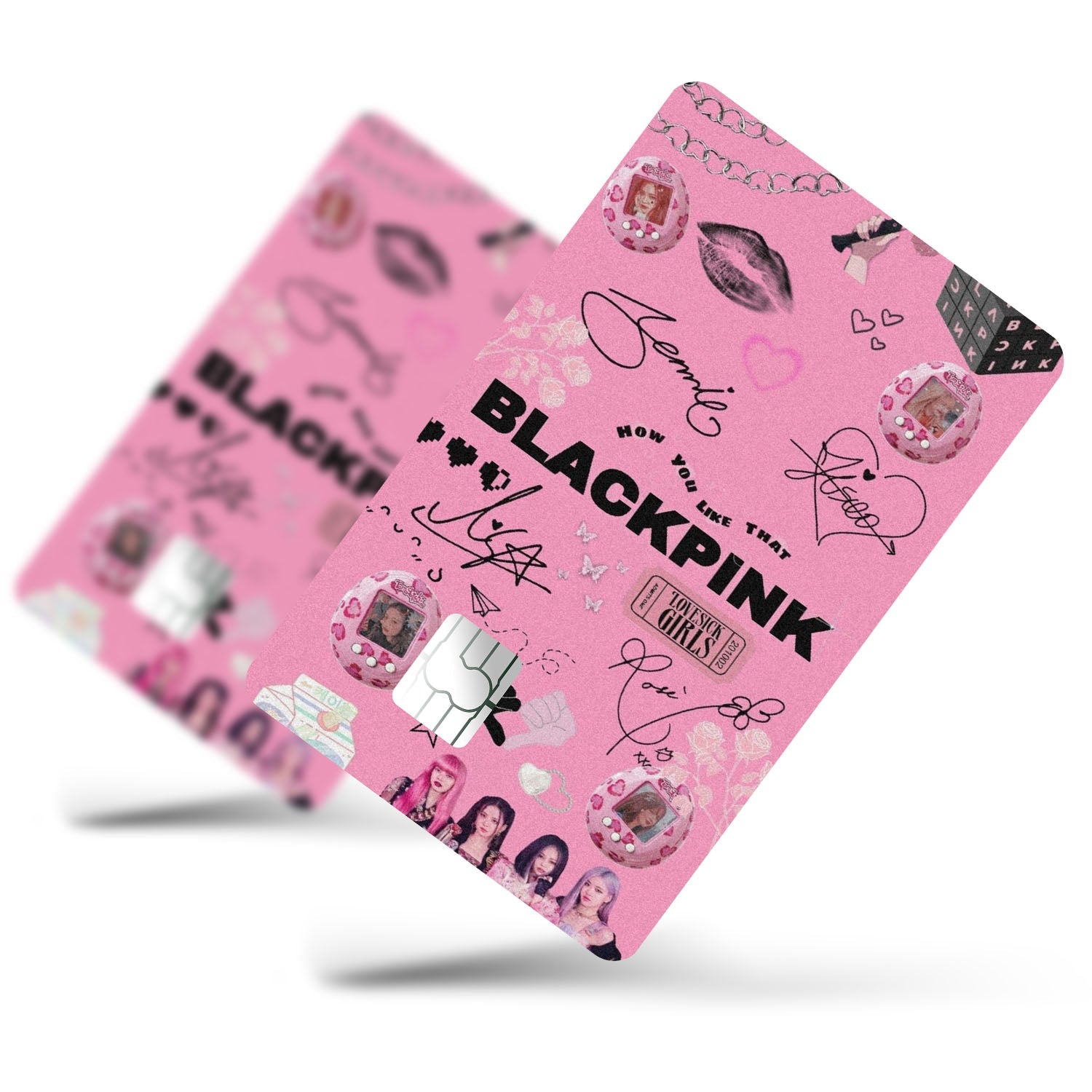 Flex Designs Credit Card BLACKPINK Pink Full Skins - Kpop Artist Credit Card & Debit Card Skin