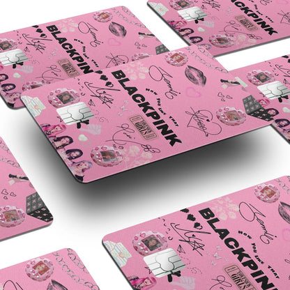 Flex Designs Credit Card BLACKPINK Pink Window Skins - Kpop Artist Credit Card & Debit Card Skin