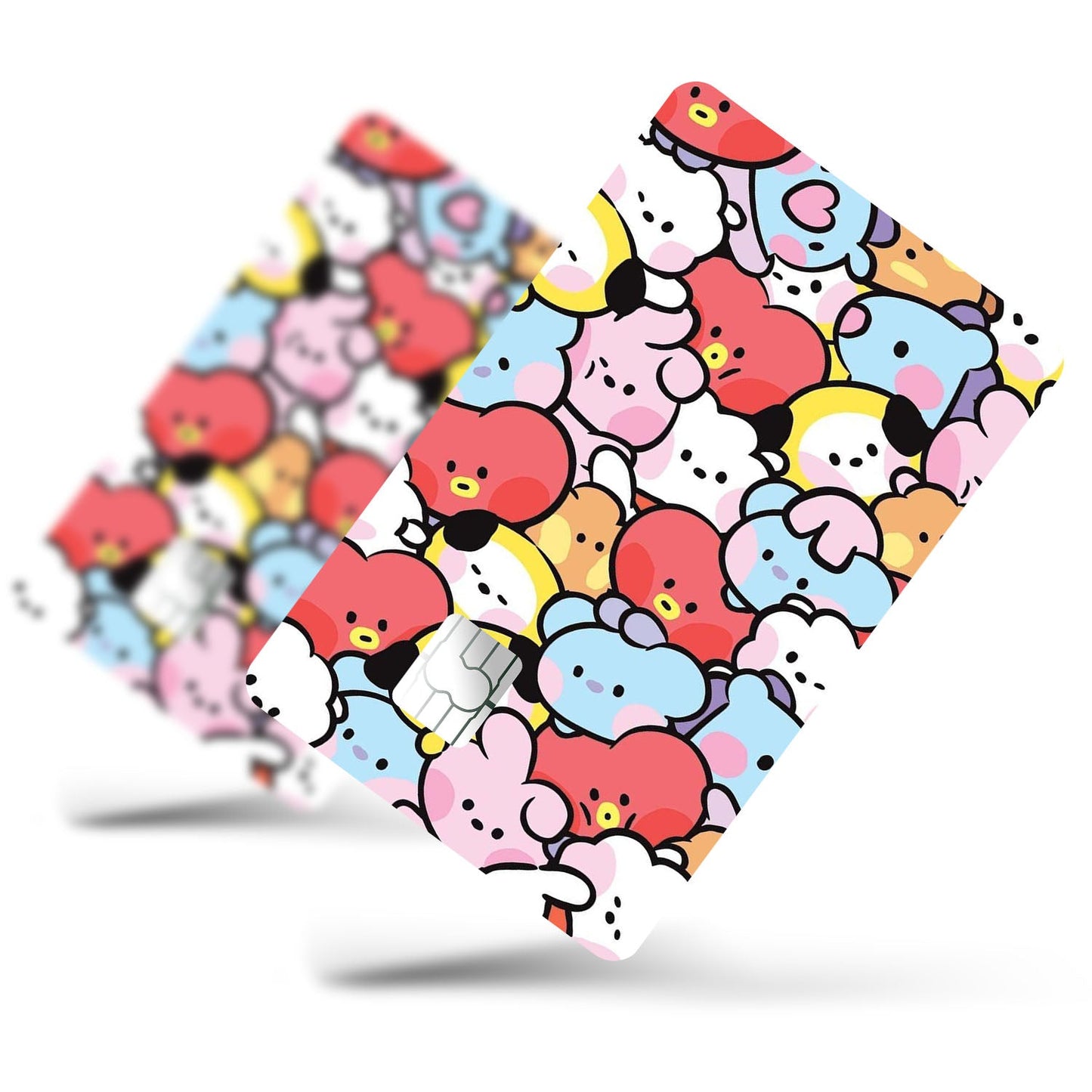 Flex Designs Credit Card BTS BT21 Pattern Full Skins - Kpop Artist Credit Card & Debit Card Skin