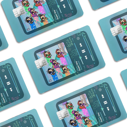 Flex Designs Credit Card NewJeans Powerpuff Window Skins - Kpop Artist Credit Card & Debit Card Skin