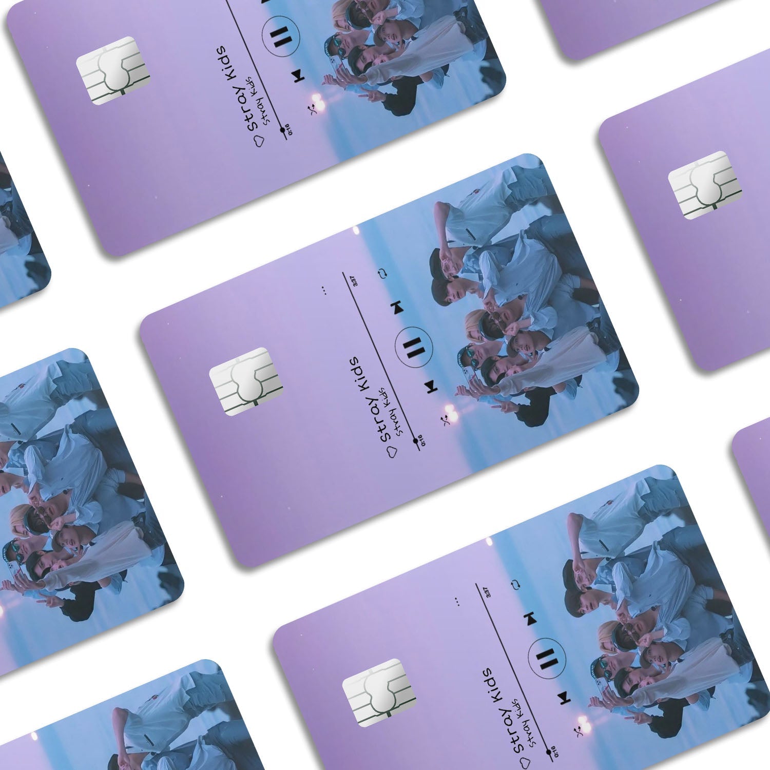 Flex Designs Credit Card Stray Kids Cover Window Skins - Kpop Artist Credit Card & Debit Card Skin