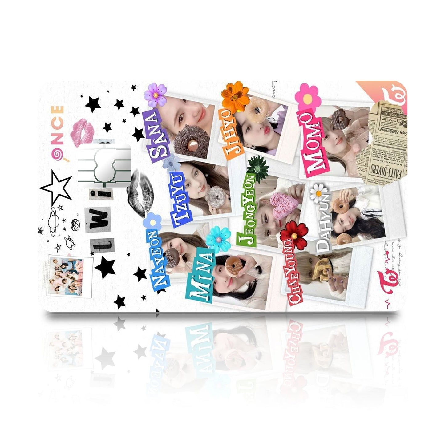Flex Designs Credit Card TWICE Snippets Full Skins - Kpop Artist Credit Card & Debit Card Skin