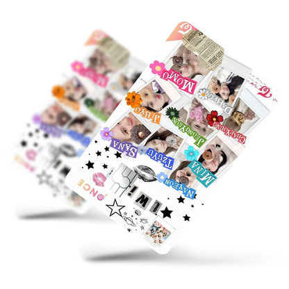 Flex Designs Credit Card TWICE Snippets Full Skins - Kpop Artist Credit Card & Debit Card Skin