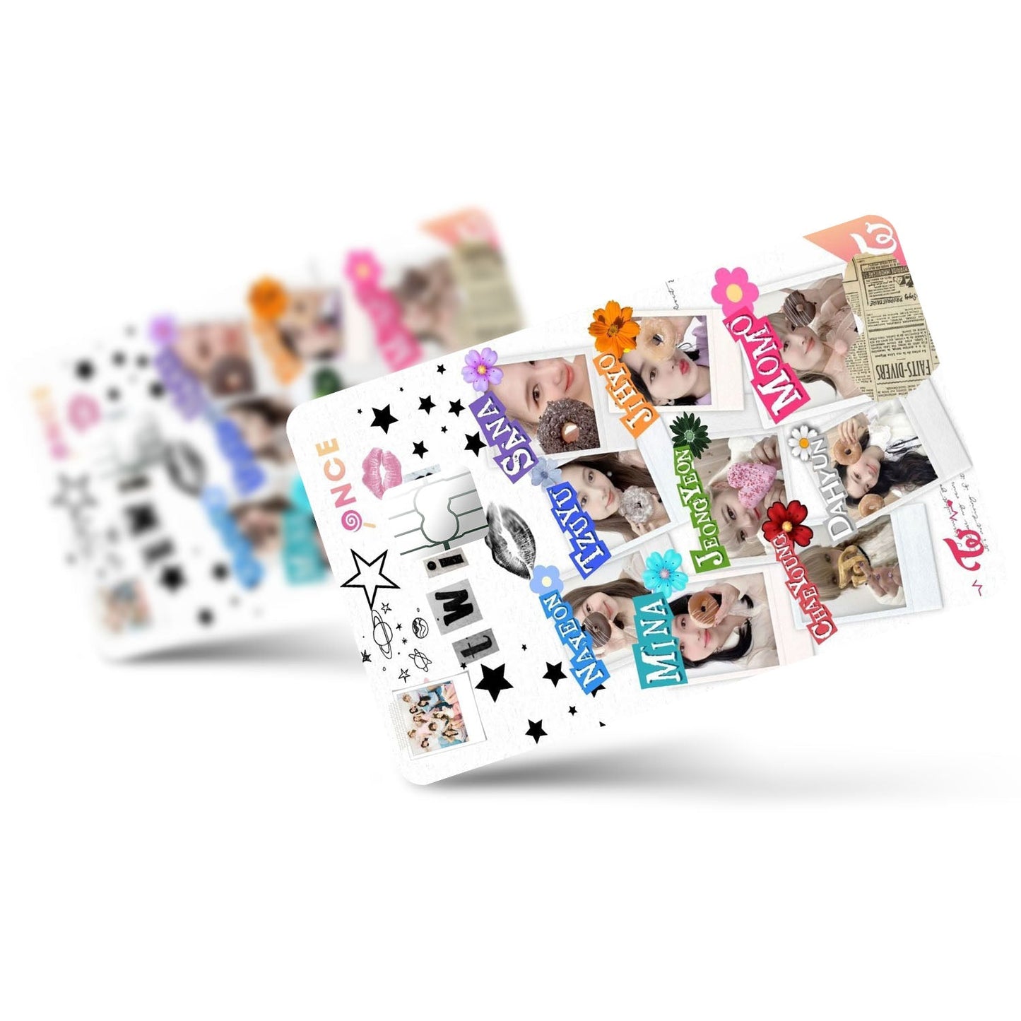 Flex Designs Credit Card TWICE Snippets Full Skins - Kpop Artist Credit Card & Debit Card Skin