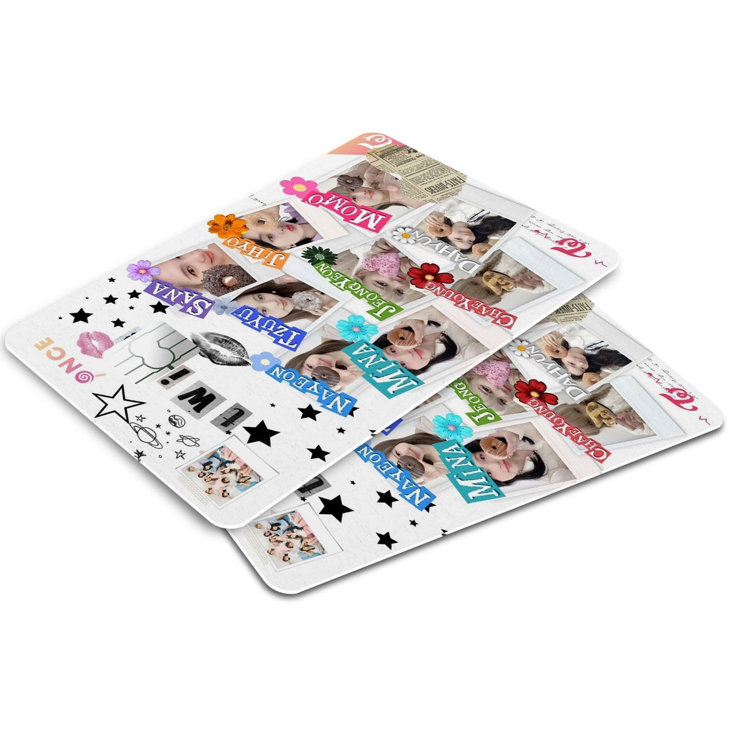 Flex Designs Credit Card TWICE Snippets Window Skins - Kpop Artist Credit Card & Debit Card Skin