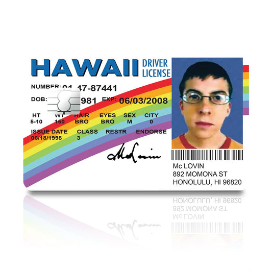 Flex Designs Credit Card McLovin Meme Full Skins - Meme  Credit Card & Debit Card Skin