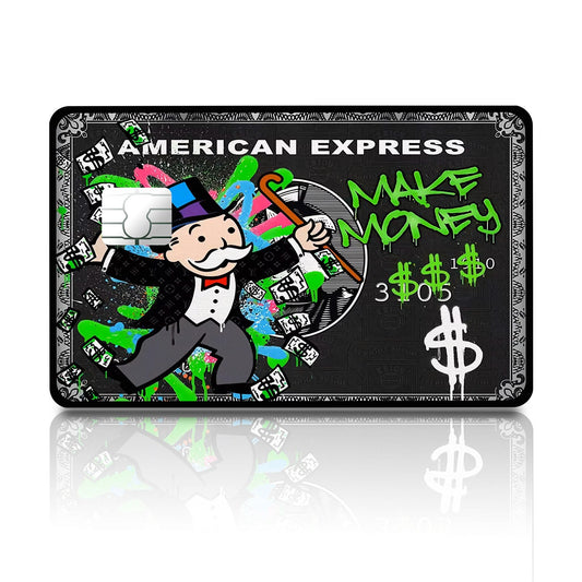 Flex Designs Credit Card Monopoly Amex Full Skins - Meme  Credit Card & Debit Card Skin