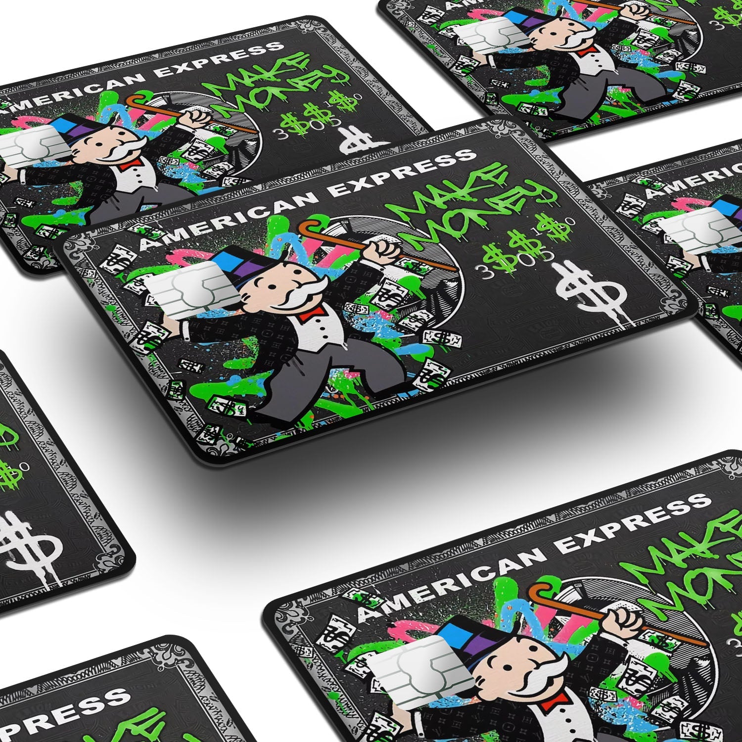 Flex Designs Credit Card Monopoly Amex Window Skins - Meme  Credit Card & Debit Card Skin