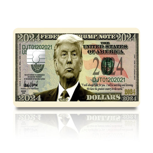 Flex Designs Credit Card Trump Dollar Bill Full Skins - Meme  Credit Card & Debit Card Skin