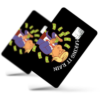 Flex Designs Credit Card Trump Make It Rain Half Skins - Meme  Credit Card & Debit Card Skin