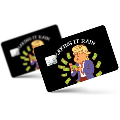Flex Designs Credit Card Trump Make It Rain Full Skins - Meme  Credit Card & Debit Card Skin