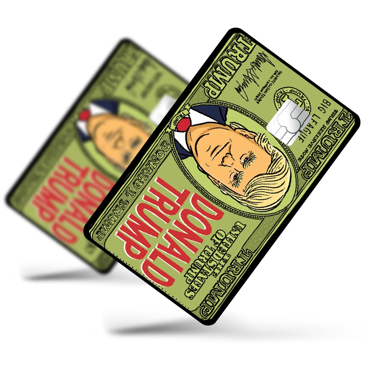 Flex Designs Credit Card Donald Trump Money Half Skins - Meme  Credit Card & Debit Card Skin