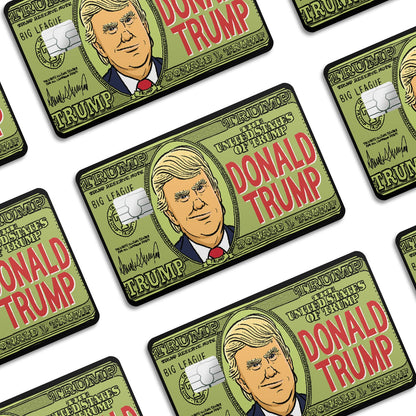 Flex Designs Credit Card Donald Trump Money Window Skins - Meme  Credit Card & Debit Card Skin