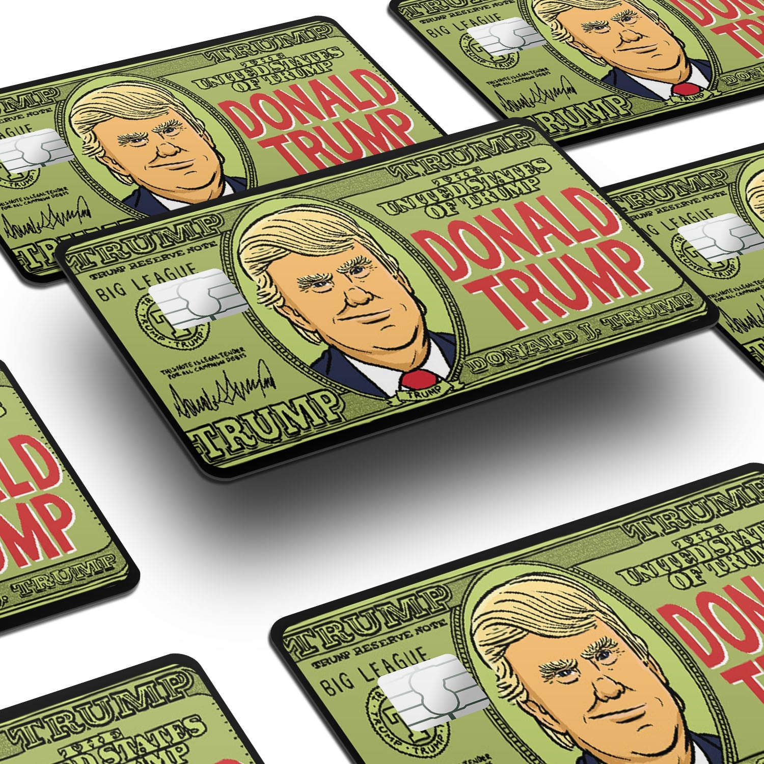 Flex Designs Credit Card Donald Trump Money Window Skins - Meme  Credit Card & Debit Card Skin