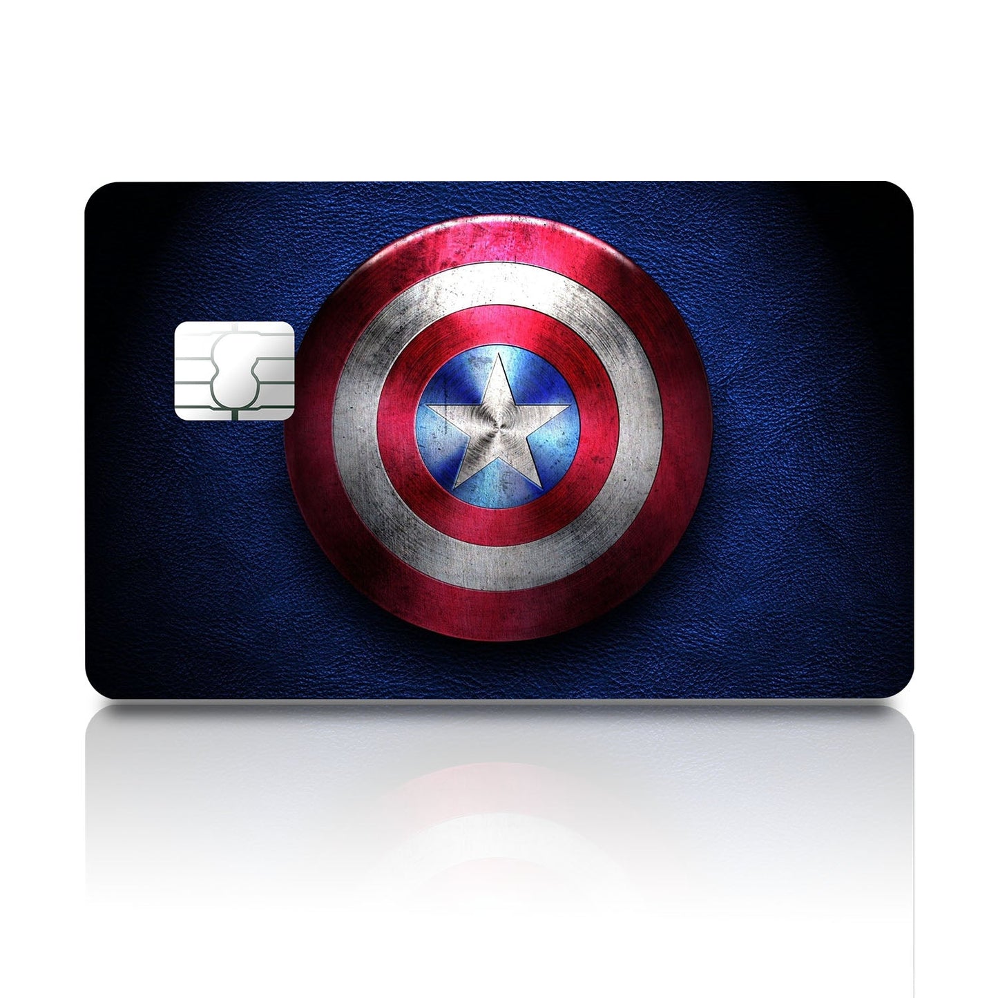 Flex Designs Credit Card Captain America Shield Full Skins - Superhero Marvel Credit Card & Debit Card Skin