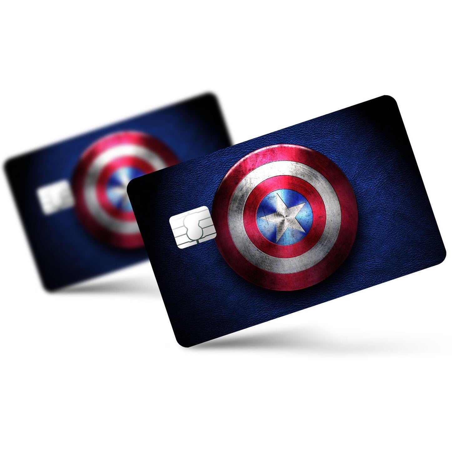 Flex Designs Credit Card Captain America Shield Full Skins - Superhero Marvel Credit Card & Debit Card Skin