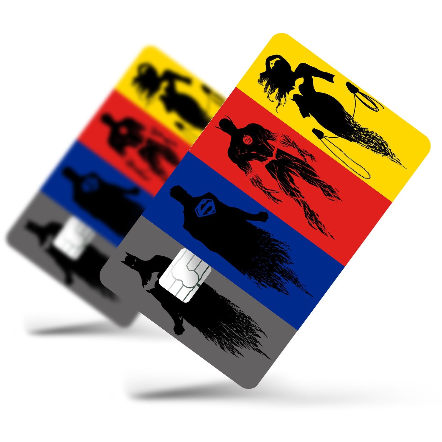 Flex Designs Credit Card Justice League Minimalist Full Skins - Superhero DC Comics Credit Card & Debit Card Skin