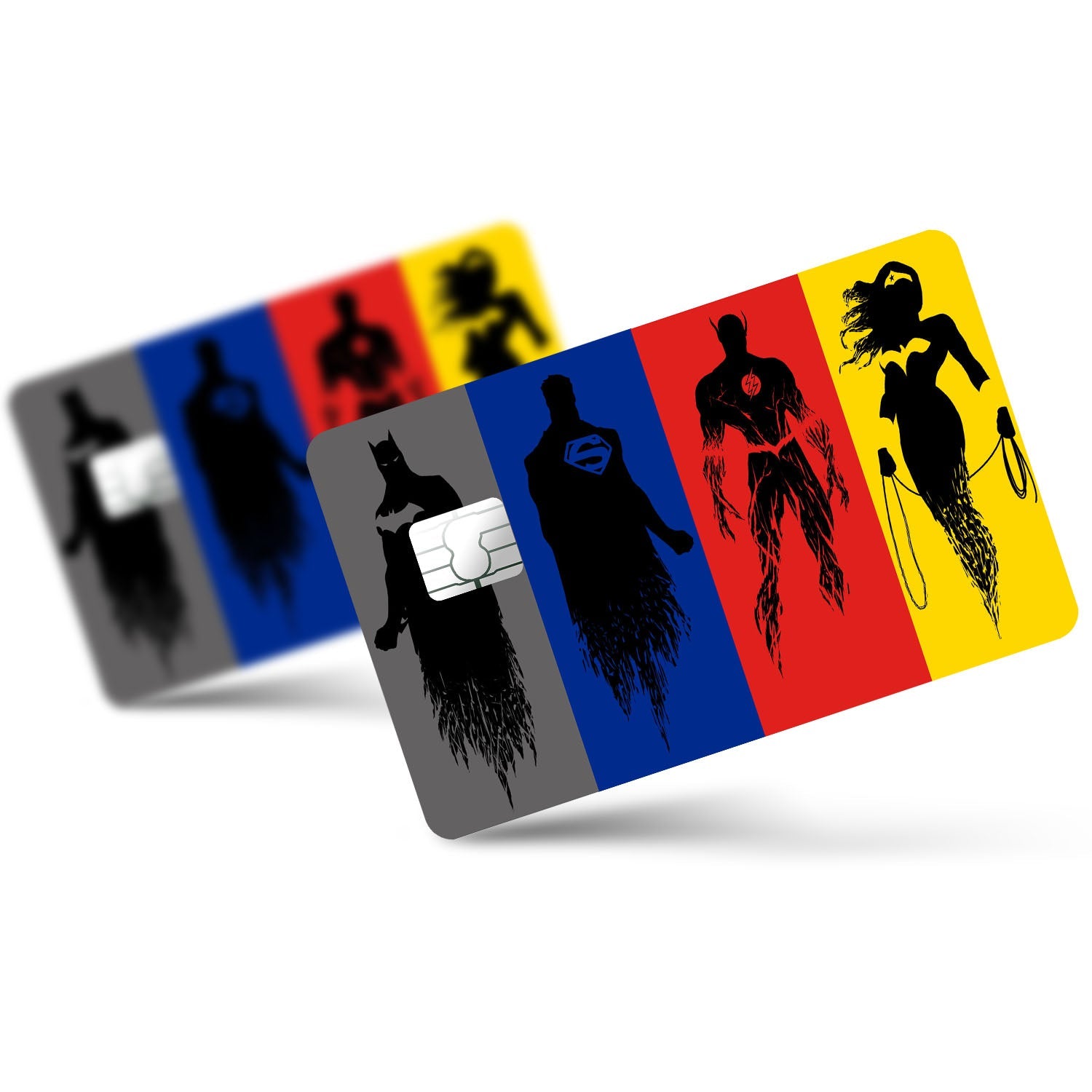 Flex Designs Credit Card Justice League Minimalist Full Skins - Superhero DC Comics Credit Card & Debit Card Skin