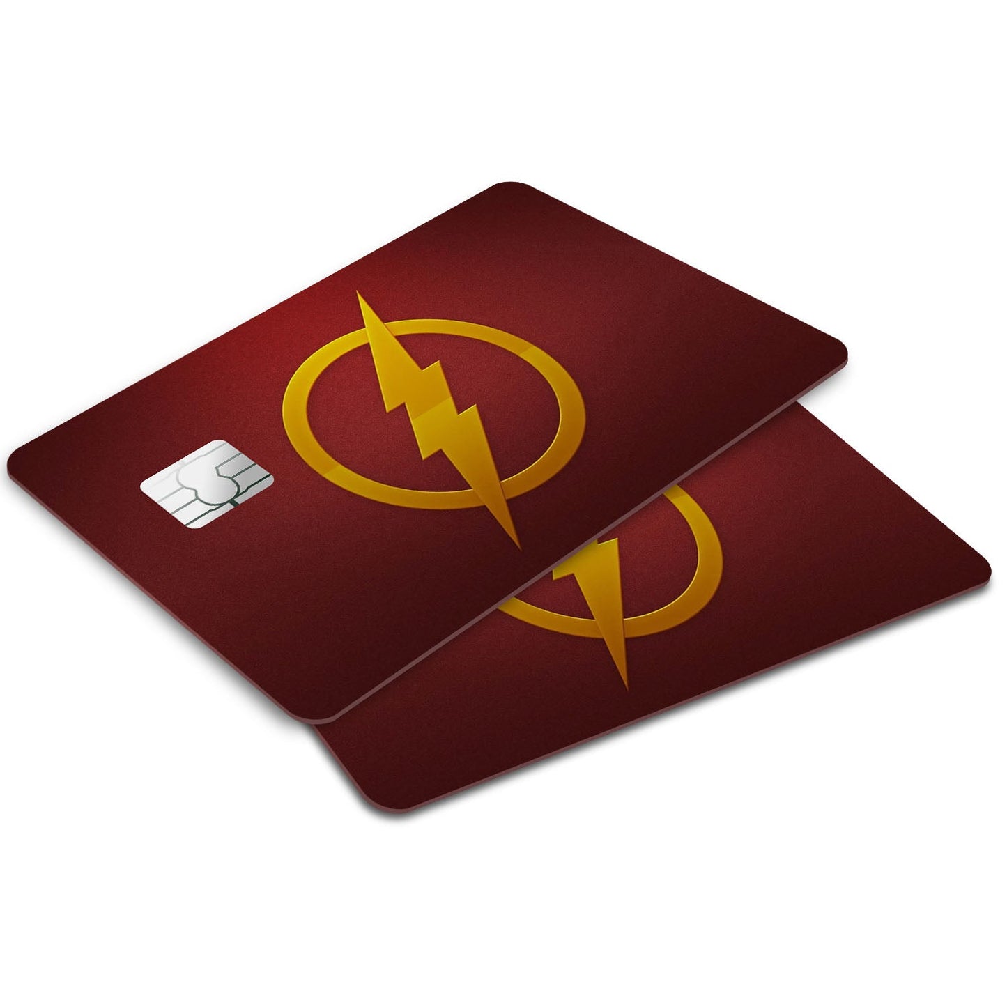 Flex Designs Credit Card The Flash Comics Logo Window Skins - Superhero DC Comics Credit Card & Debit Card Skin