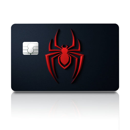 Flex Designs Credit Card Spiderman Miles Morales Logo Full Skins - Superhero Mavel Credit Card & Debit Card Skin