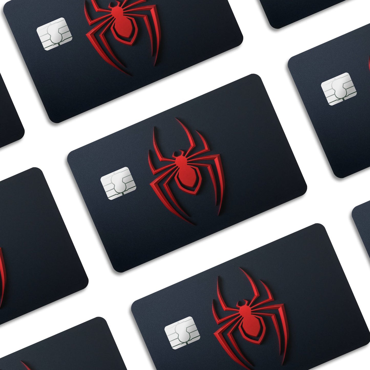Flex Designs Credit Card Spiderman Miles Morales Logo Window Skins - Superhero Mavel Credit Card & Debit Card Skin