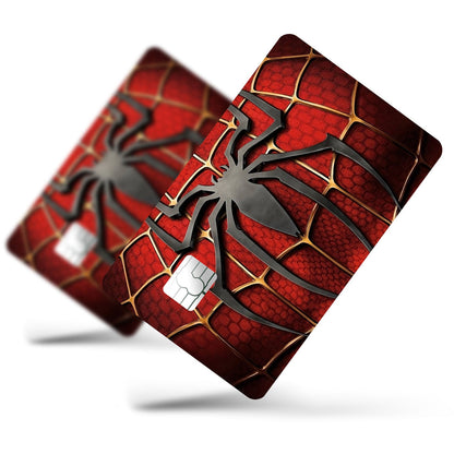 Flex Designs Credit Card Spider-Man Symbol Full Skins - Superhero Mavel Credit Card & Debit Card Skin