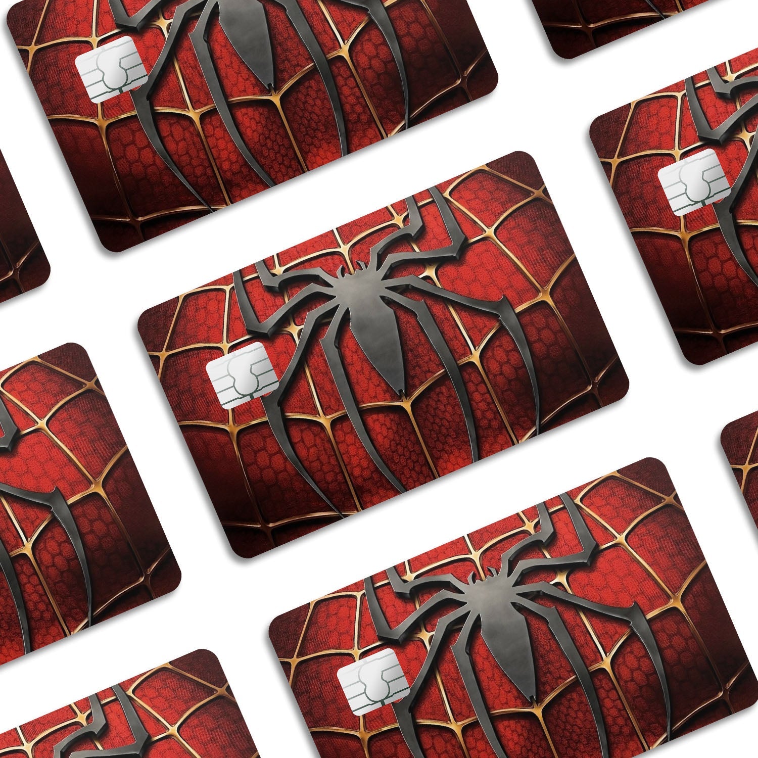Flex Designs Credit Card Spider-Man Symbol Window Skins - Superhero Mavel Credit Card & Debit Card Skin