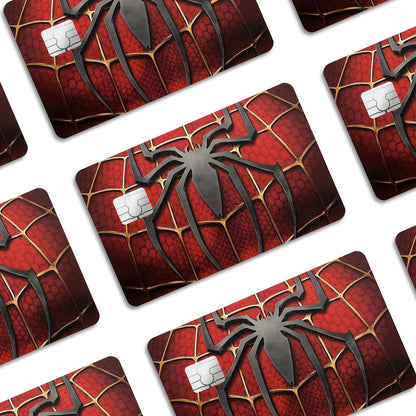 Flex Designs Credit Card Spider-Man Symbol Window Skins - Superhero Mavel Credit Card & Debit Card Skin