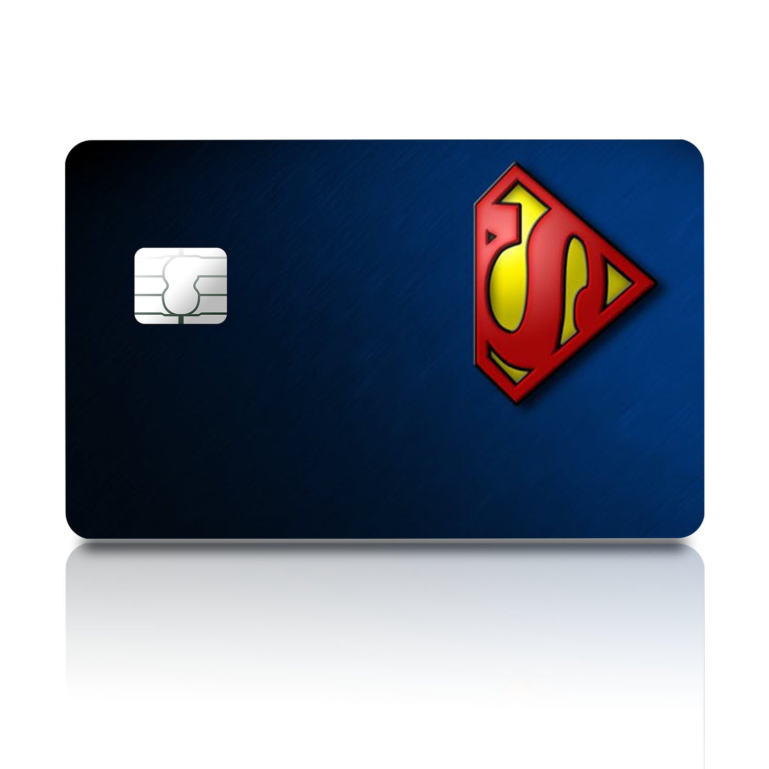 Flex Designs Credit Card Superman Minimalist Logo Full Skins - Superhero DC Comics Credit Card & Debit Card Skin