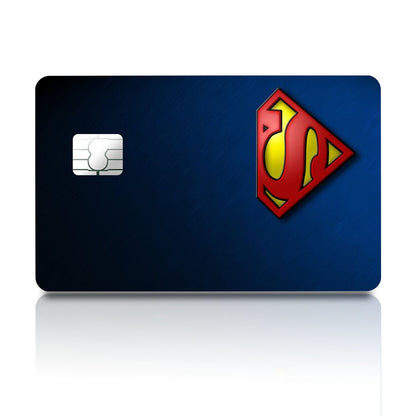 Flex Designs Credit Card Superman Minimalist Logo Full Skins - Superhero DC Comics Credit Card & Debit Card Skin