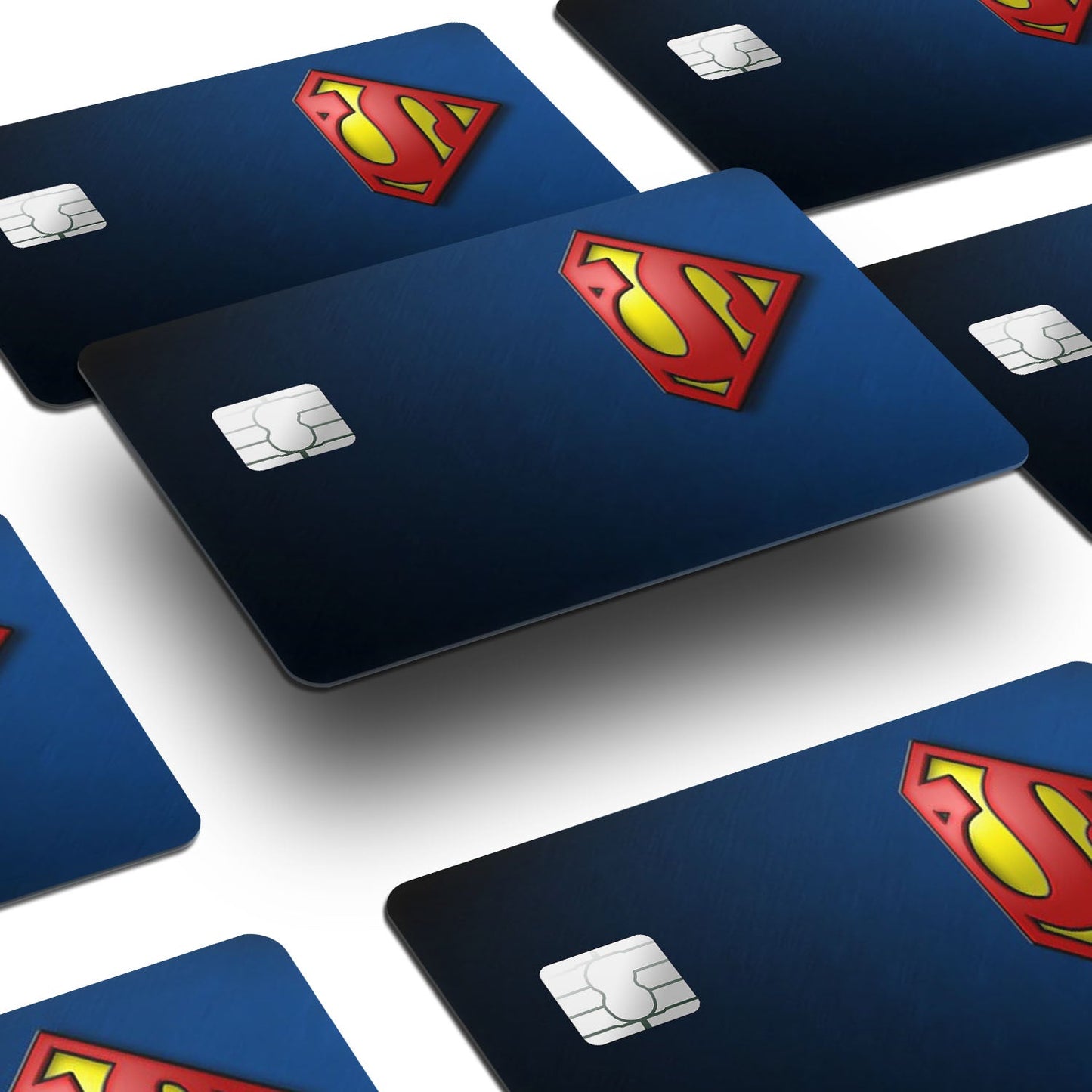 Flex Designs Credit Card Superman Minimalist Logo Window Skins - Superhero DC Comics Credit Card & Debit Card Skin