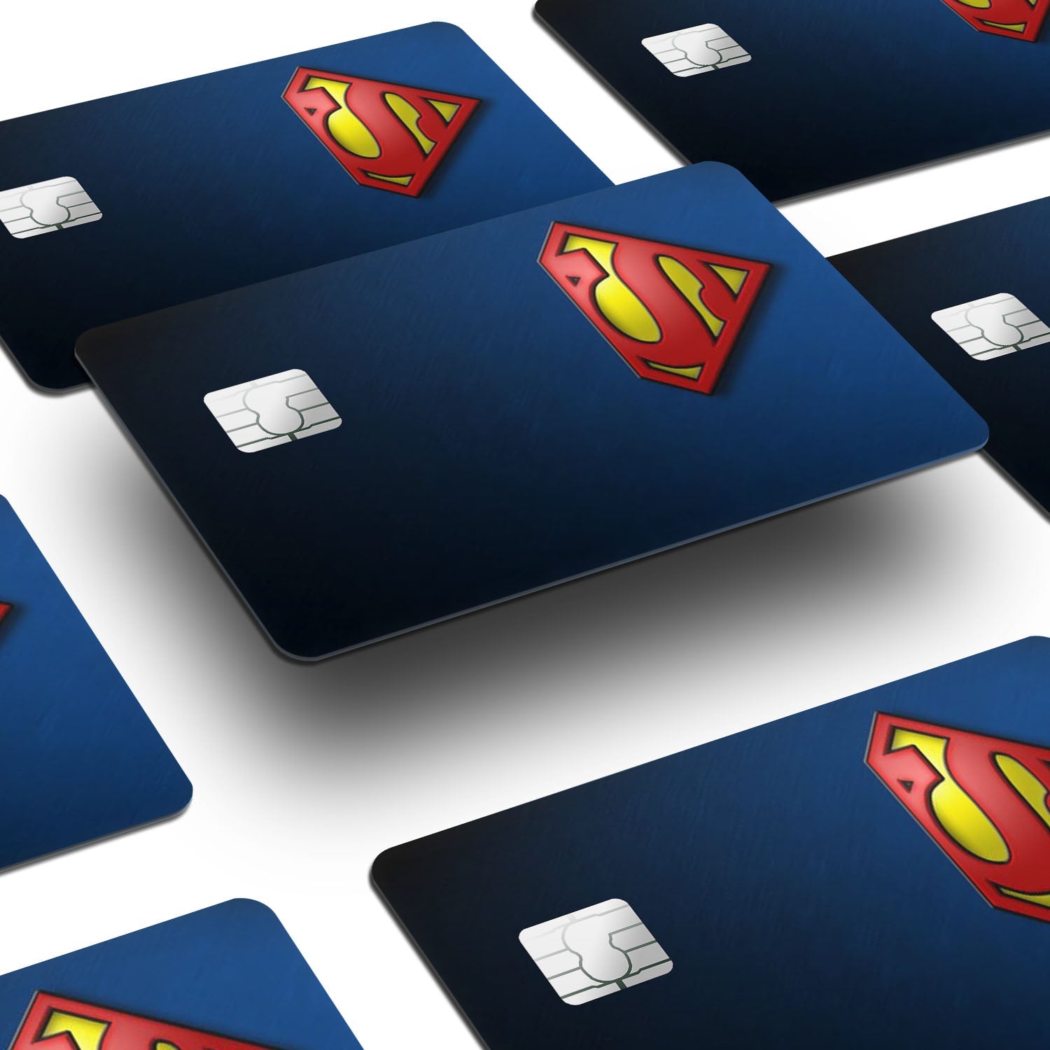 Flex Designs Credit Card Superman Minimalist Logo Window Skins - Superhero DC Comics Credit Card & Debit Card Skin