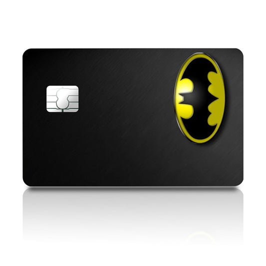 Flex Designs Credit Card Batman Minimalist Logo Full Skins - Superhero DC Comics Credit Card & Debit Card Skin