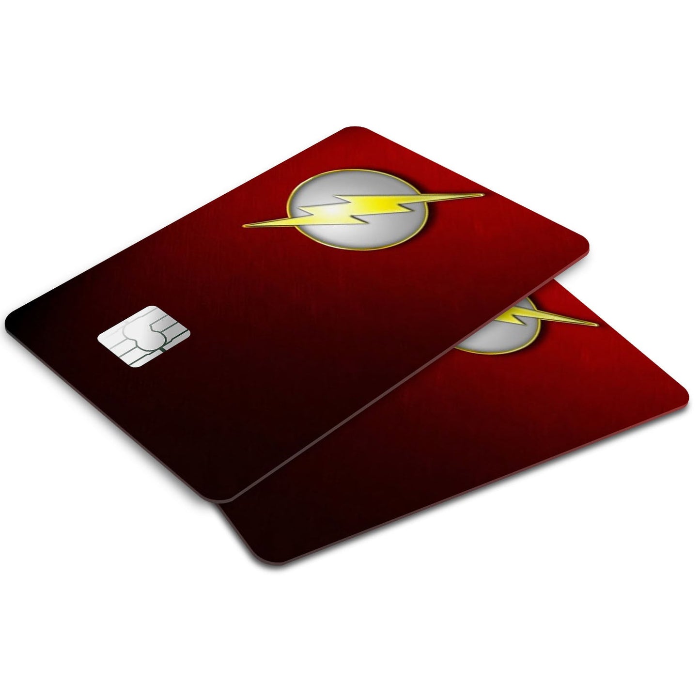 Flex Designs Credit Card The Flash Minimalist Logo Window Skins - Superhero DC Comics Credit Card & Debit Card Skin