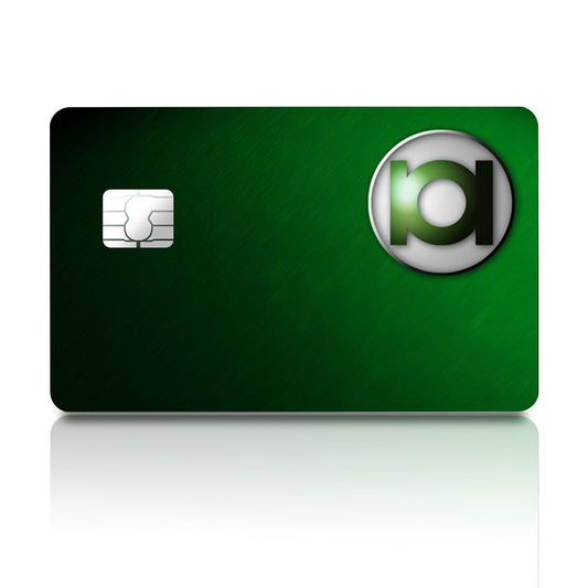 Flex Designs Credit Card Green Lantern Minimalist Logo Full Skins - Superhero DC Comics Credit Card & Debit Card Skin