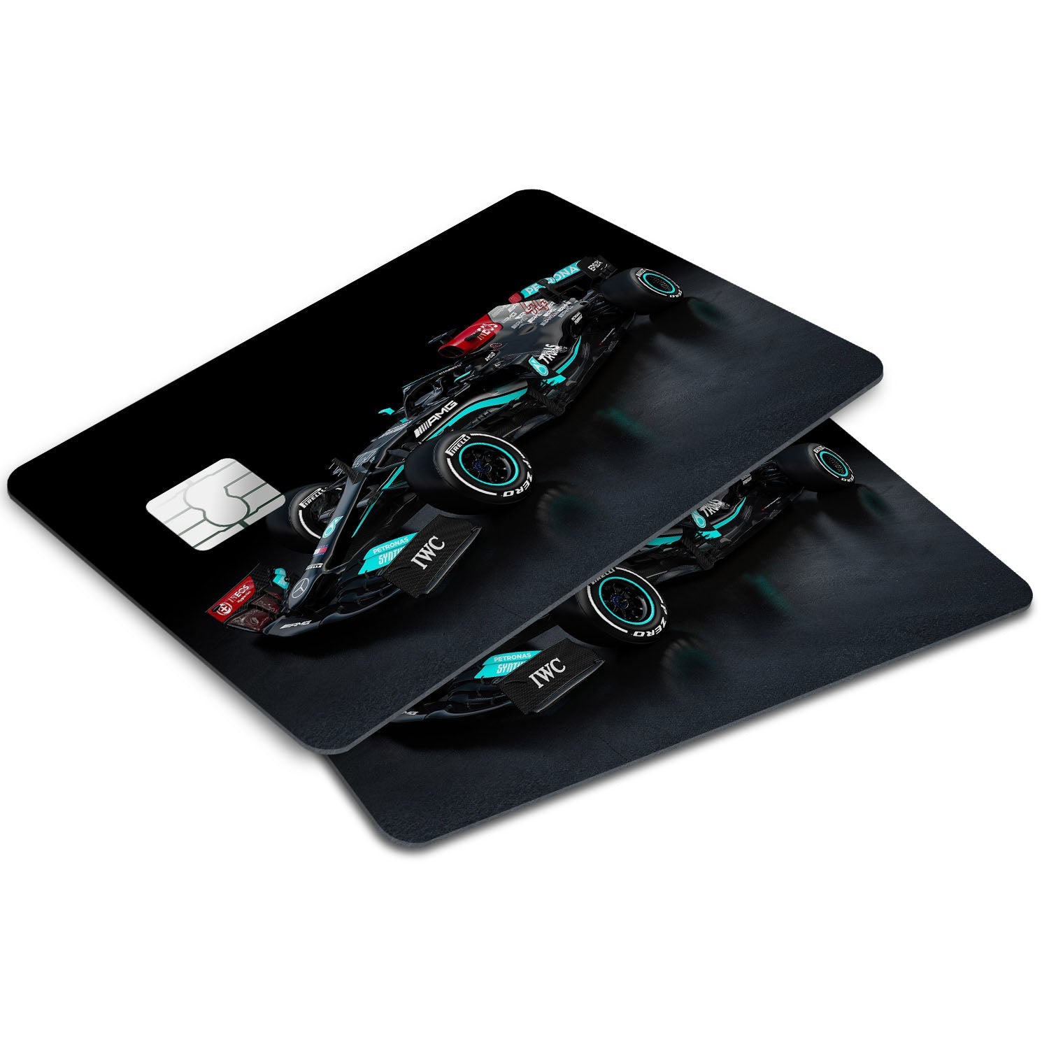 Flex Designs Credit Card F1 Mercedes AMG W Window Skins - Cars  Credit Card & Debit Card Skin