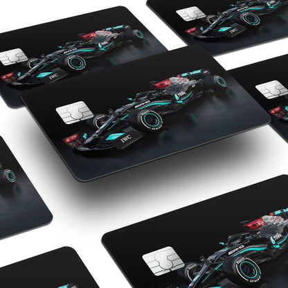 Flex Designs Credit Card F1 Mercedes AMG W Window Skins - Cars  Credit Card & Debit Card Skin