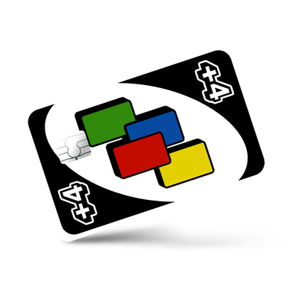 Uno Playing Cards Bundle Credit Card & Debit Card Skin