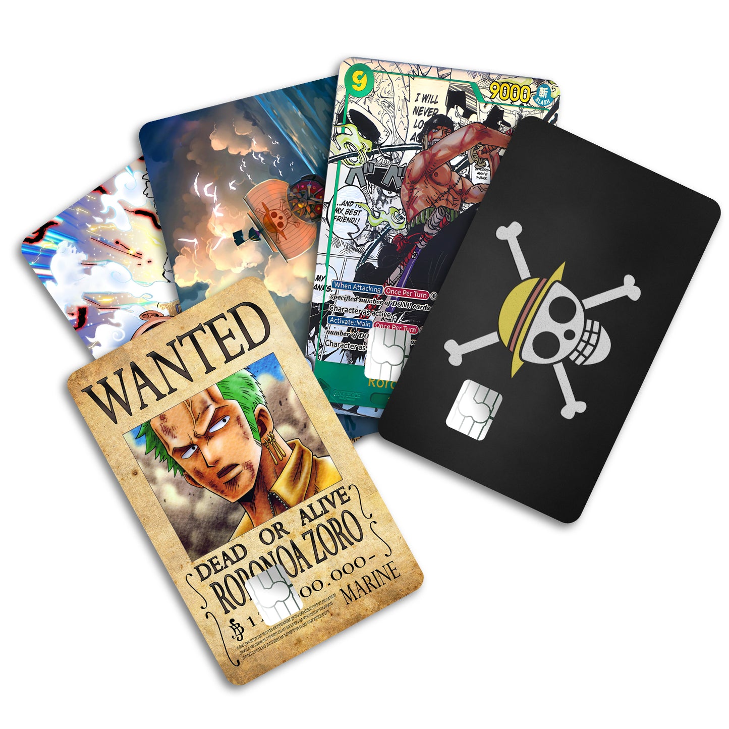 One Piece Roronoa Zoro Bundle Credit Card & Debit Card Skin