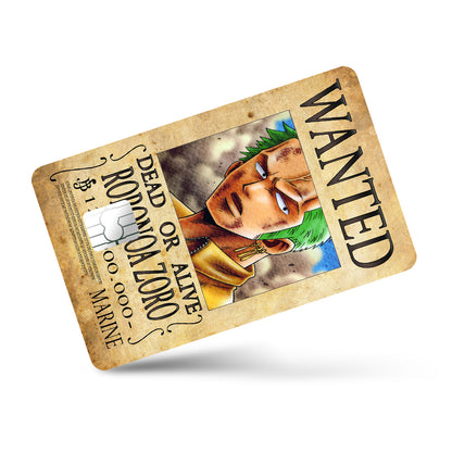 One Piece Roronoa Zoro Bundle Credit Card & Debit Card Skin