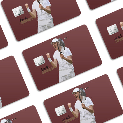 Flex Designs Credit Card Jannik Sinner FlexM Window Skins - Sports  Credit Card & Debit Card Skin