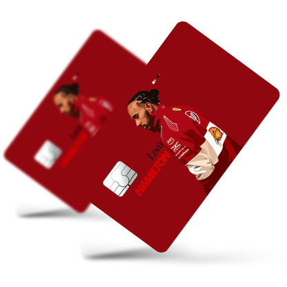 Flex Designs Credit Card Lewis Hamilton Ferrari F1 FlexM Full Skins - Sports  Credit Card & Debit Card Skin