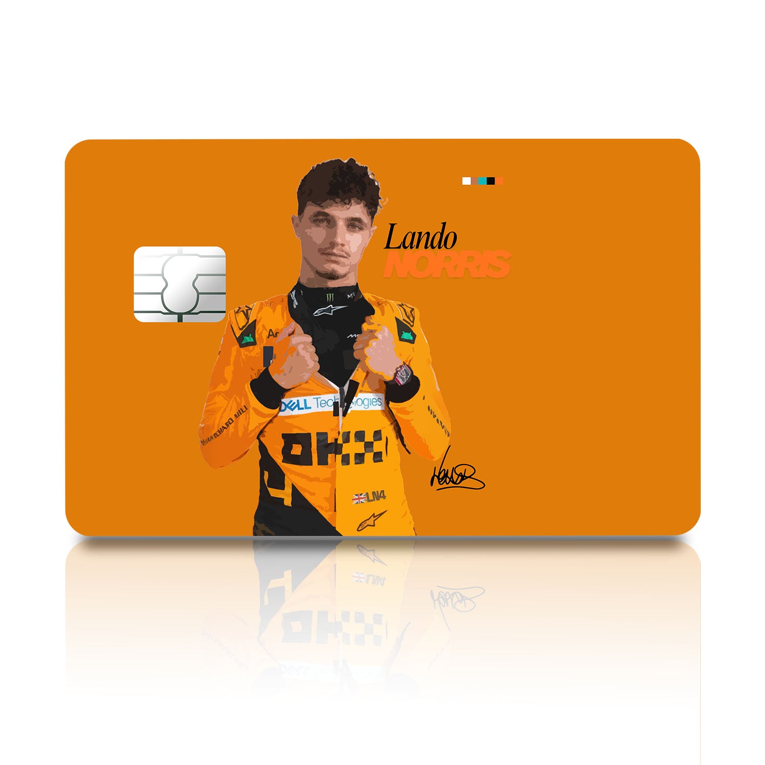 Flex Designs Credit Card Lando Norris McLaren F1 FlexM Full Skins - Sports  Credit Card & Debit Card Skin