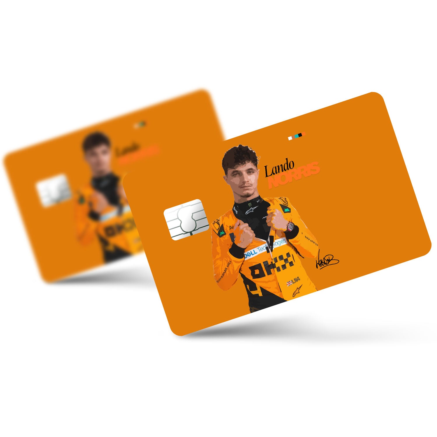 Flex Designs Credit Card Lando Norris McLaren F1 FlexM Full Skins - Sports  Credit Card & Debit Card Skin