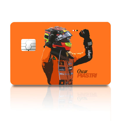 Flex Designs Credit Card Oscar Piastri McLaren F1 FlexM Full Skins - Sports  Credit Card & Debit Card Skin