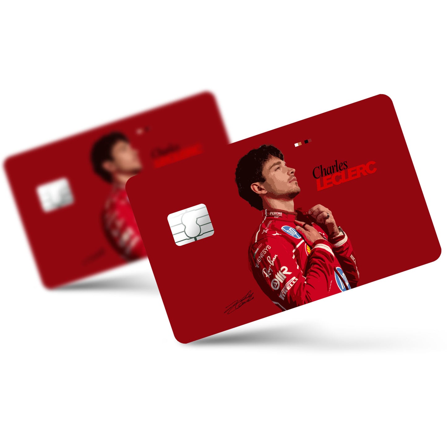 Flex Designs Credit Card Charles Leclerc Ferrari F1 FlexM Full Skins - Sports  Credit Card & Debit Card Skin